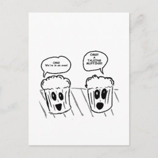 Talking Muffin Postcard
