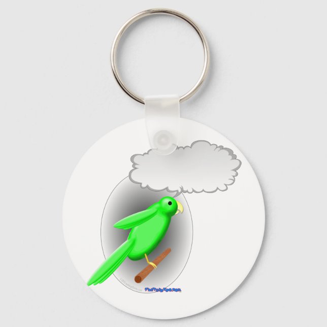 Talking Parrot Key Ring (Front)