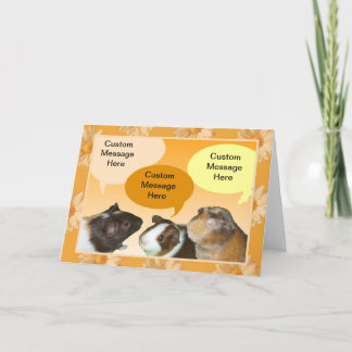 Talking Piggies Greeting Card