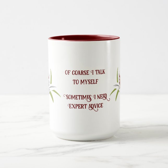 Talking to Myself Combo Mug (Center)
