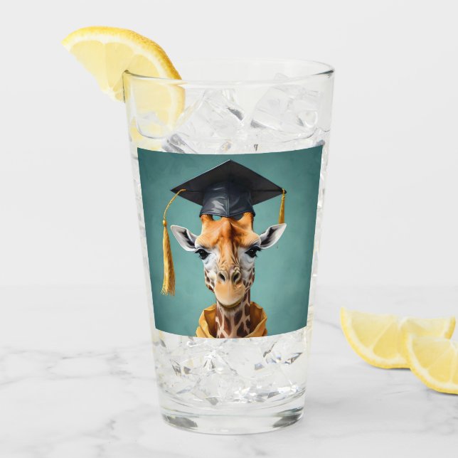 Tall Achievements: A Giraffe’s Graduation Day, Glass (Front Ice)