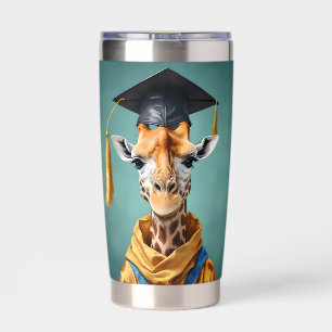 Tall Achievements: A Giraffe’s Graduation Day, Insulated Tumbler