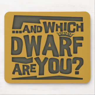 Tall and Short People Humour Mouse Pad