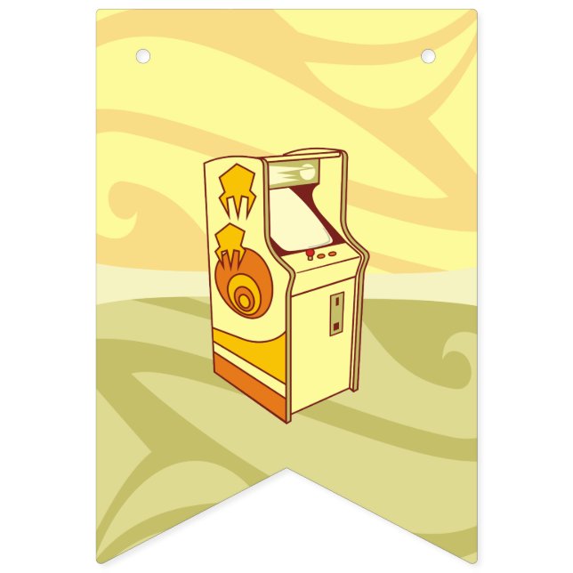 Tall arcade game console bunting  (Thirteenth Flag)