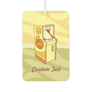 Tall arcade game console car air freshener