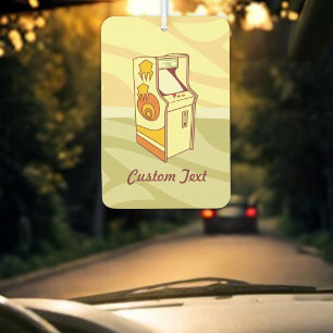 Tall arcade game console car air freshener