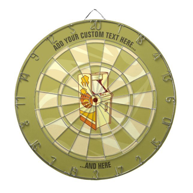 Tall arcade game console dart board (Front)