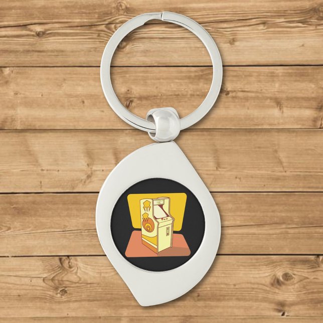 Tall arcade game console key ring (Creator Uploaded)