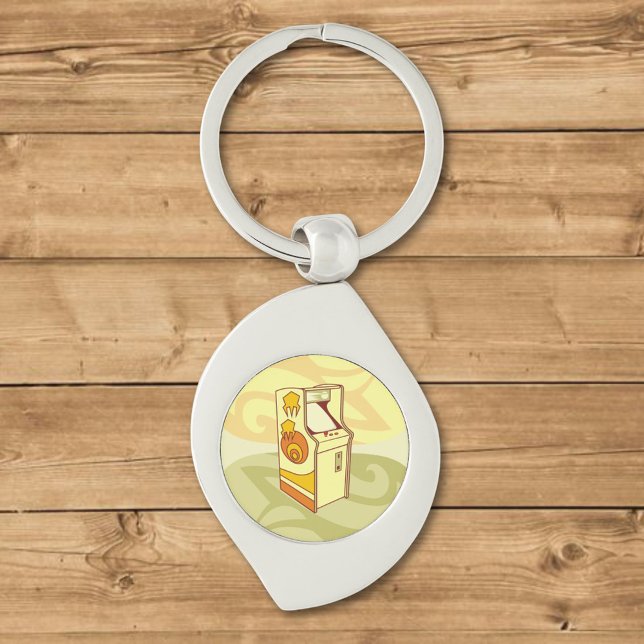 Tall arcade game console key ring (Creator Uploaded)
