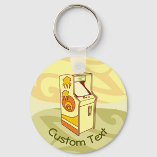 Tall Arcade Game Console Keychain