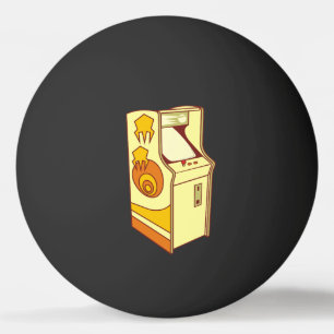 Tall arcade game console Ping-Pong ball