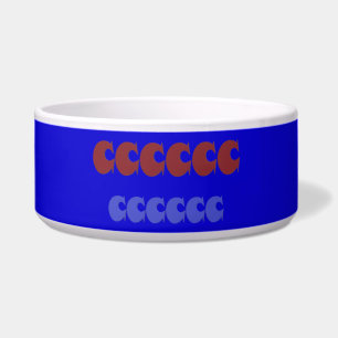 Tall art pattern shapes on royal blue