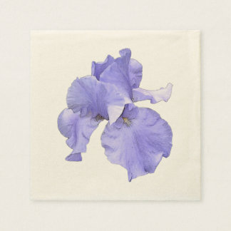 Tall Bearded Purple Iris Napkin