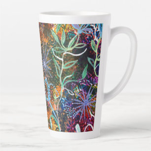 Tall, colourful mug! latte mug