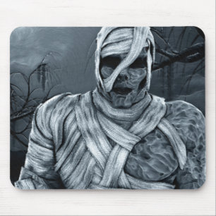 Tall Dark and Creepy Zombie Horror Art Mousepad
