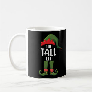 Tall Elf Matching Family Christmas  Coffee Mug