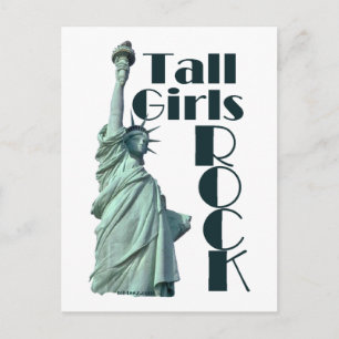 Tall Girls ROCK Postcard