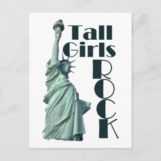 Tall Girls ROCK Postcard