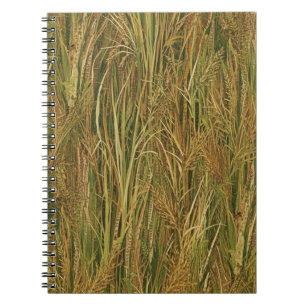 Tall Grass Ghillie Suit Camouflage Notebook