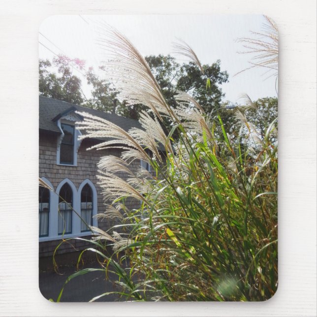 Tall Grasses Arched Windows - Martha's Vineyard Mouse Pad (Front)