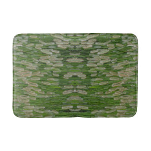 Tall Green Grasses Seeds Bath Mat