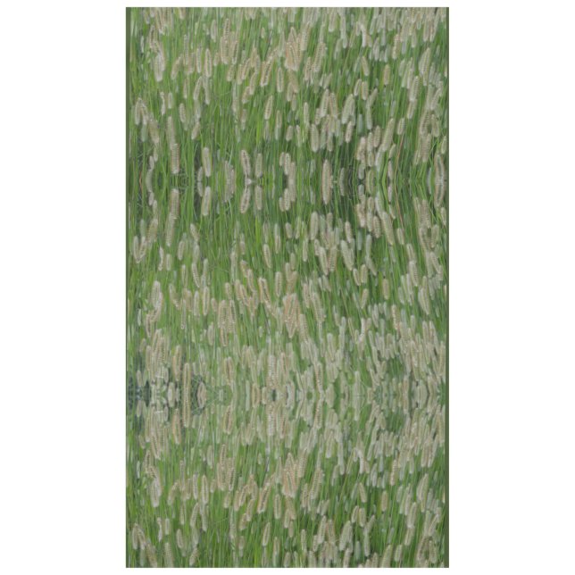 Tall Green Grasses Seeds Tablecloth (Front)