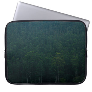 TALL GREEN TREES LAPTOP SLEEVE