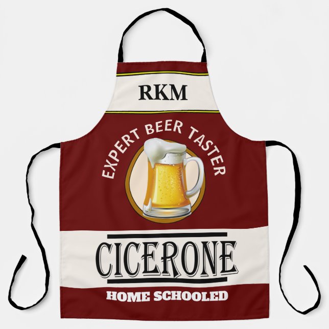 Tall Humour Expert BEER Taster All-Over Print Apro Apron (Front)