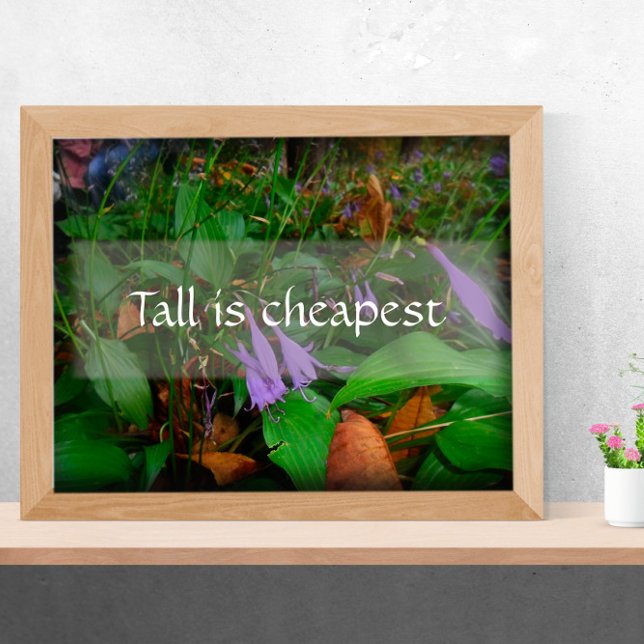 Tall is cheapest wisdom greenery poster (Creator Uploaded)