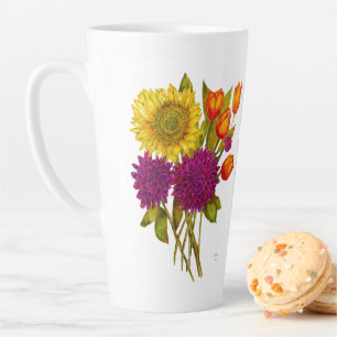 Tall latte mug