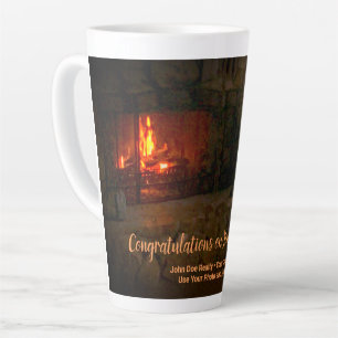 Tall Latte Mug - Great for Realtors / Housewarming
