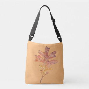 Tall Oak Leaf Crossbody Bag