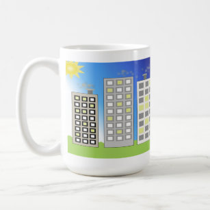 Tall Office Buildings Coffee Mug
