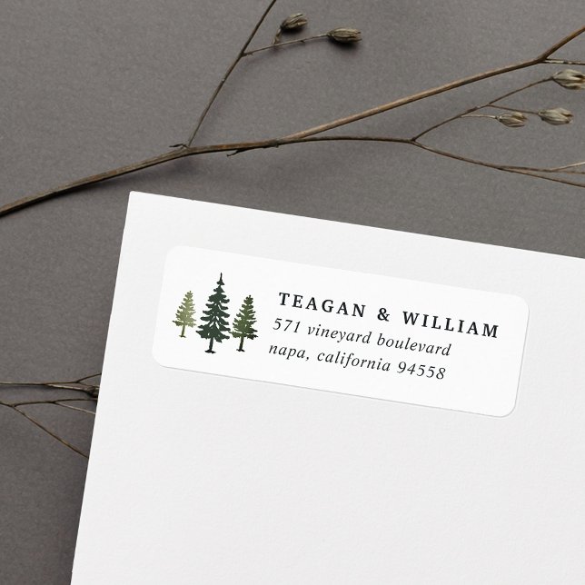 Tall Pines Return Address Label (Creator Uploaded)
