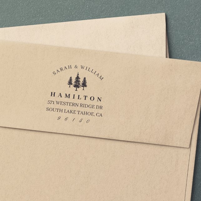 Tall Pines Return Address Self-inking Stamp (Creator Uploaded)