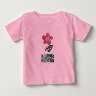tall pink flower baby T-Shirt