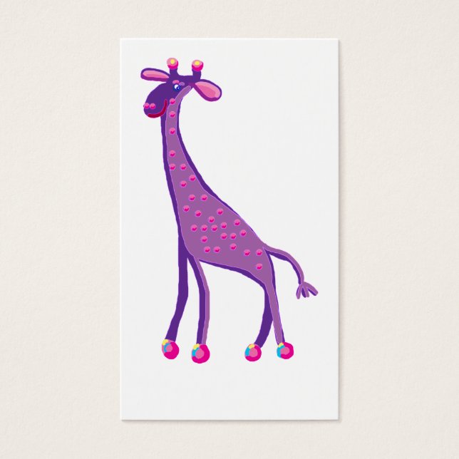 Tall pink giraffe (Front)