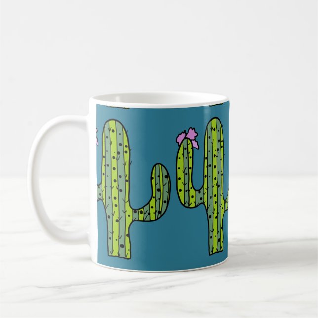 Tall & Prickly cactus mug (Left)