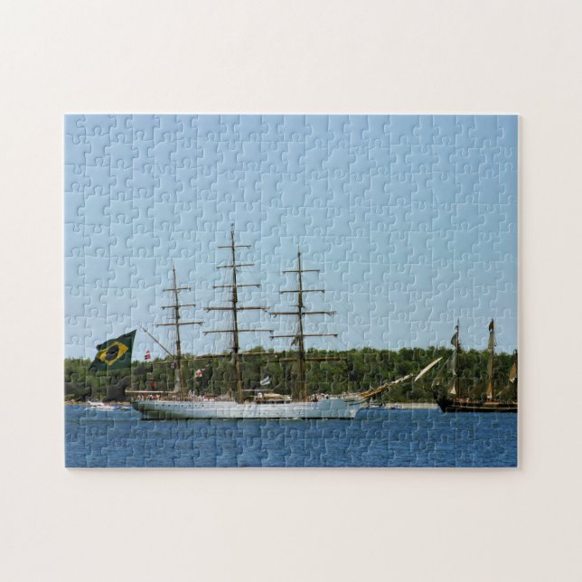 Tall Ship Cisne Branco Photo Jigsaw Puzzle (Horizontal)