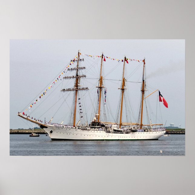 Tall ship Esmeralda Poster (Front)