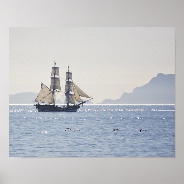 Tall ship Lady Washington poster (Front)