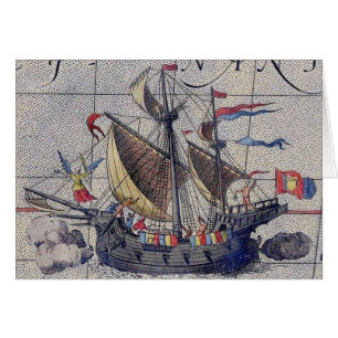 Tall Ship Map of the Pacific Ocean