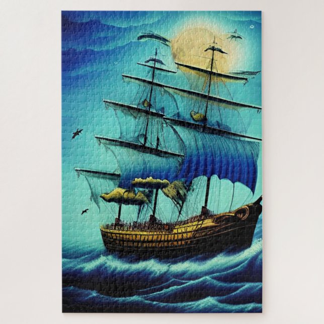 Tall Ship Nautical   Jigsaw Puzzle (Vertical)