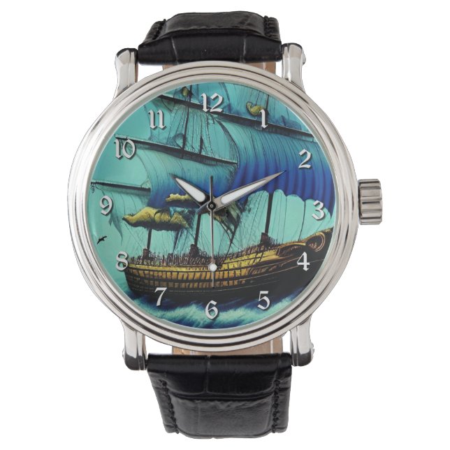 Tall Ship Nautical  Watch (Front)