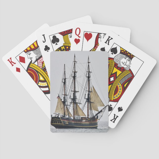 Tall ship playing cards (Back)