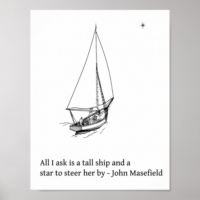 Tall Ship Poster (Front)