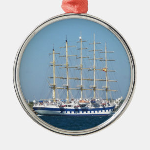 Tall Ship Royal Clipper Metal Tree Decoration