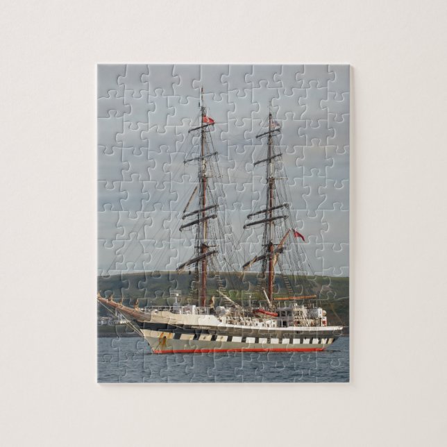 Tall ship Stavros S Niarchos. Jigsaw Puzzle (Vertical)