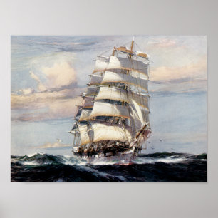 Tall Ship Thessalus Poster