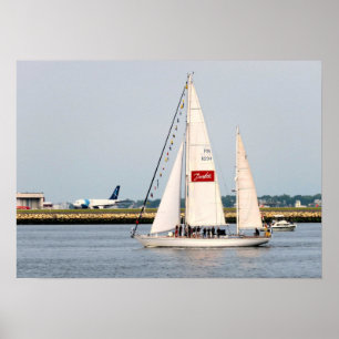 Tall ship Vahine Poster